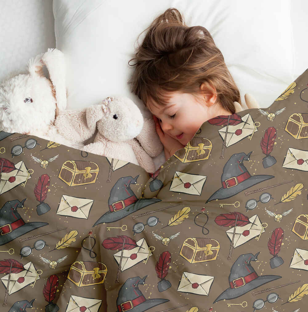 Original Therapiedecke - Baumwoll Bettwäsche Set sprechender Hut