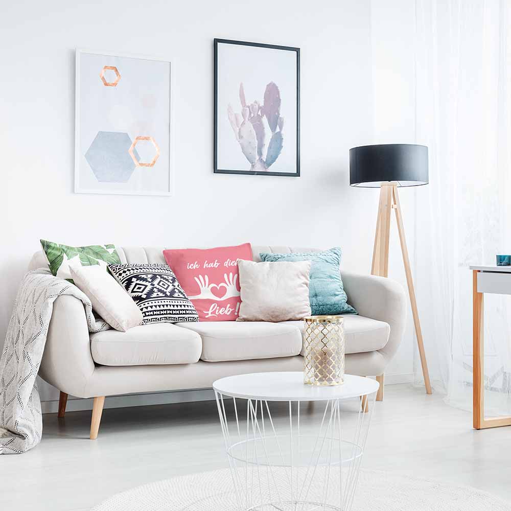 Gesundheitskissen Pink Ich hab dich lieb