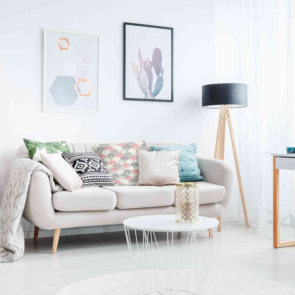 Gesundheitskissen bunte abstrakte Blumen