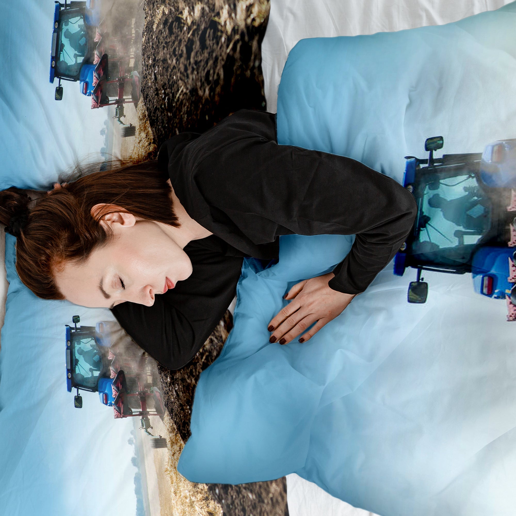 Original Therapiedecke - Baumwollbezug Ackerbau