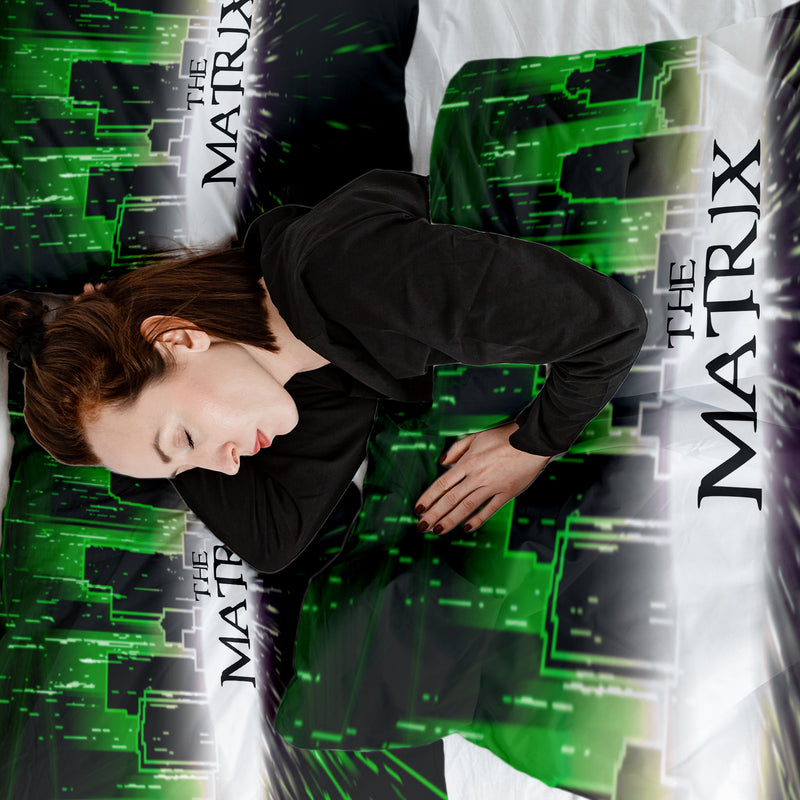 Therapiedecken Bettwäschen Set Stadt The Matrix