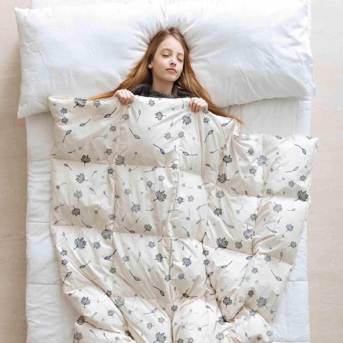 Original Therapiedecke - Baumwoll Bettwäsche Set fliegende Blätter