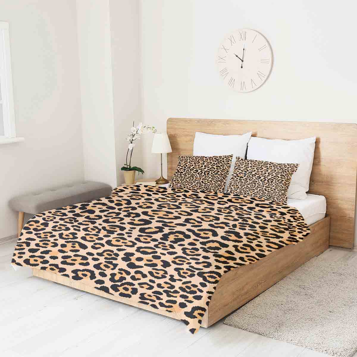 Original Therapiedecke - Baumwollbezug Leoparden Print