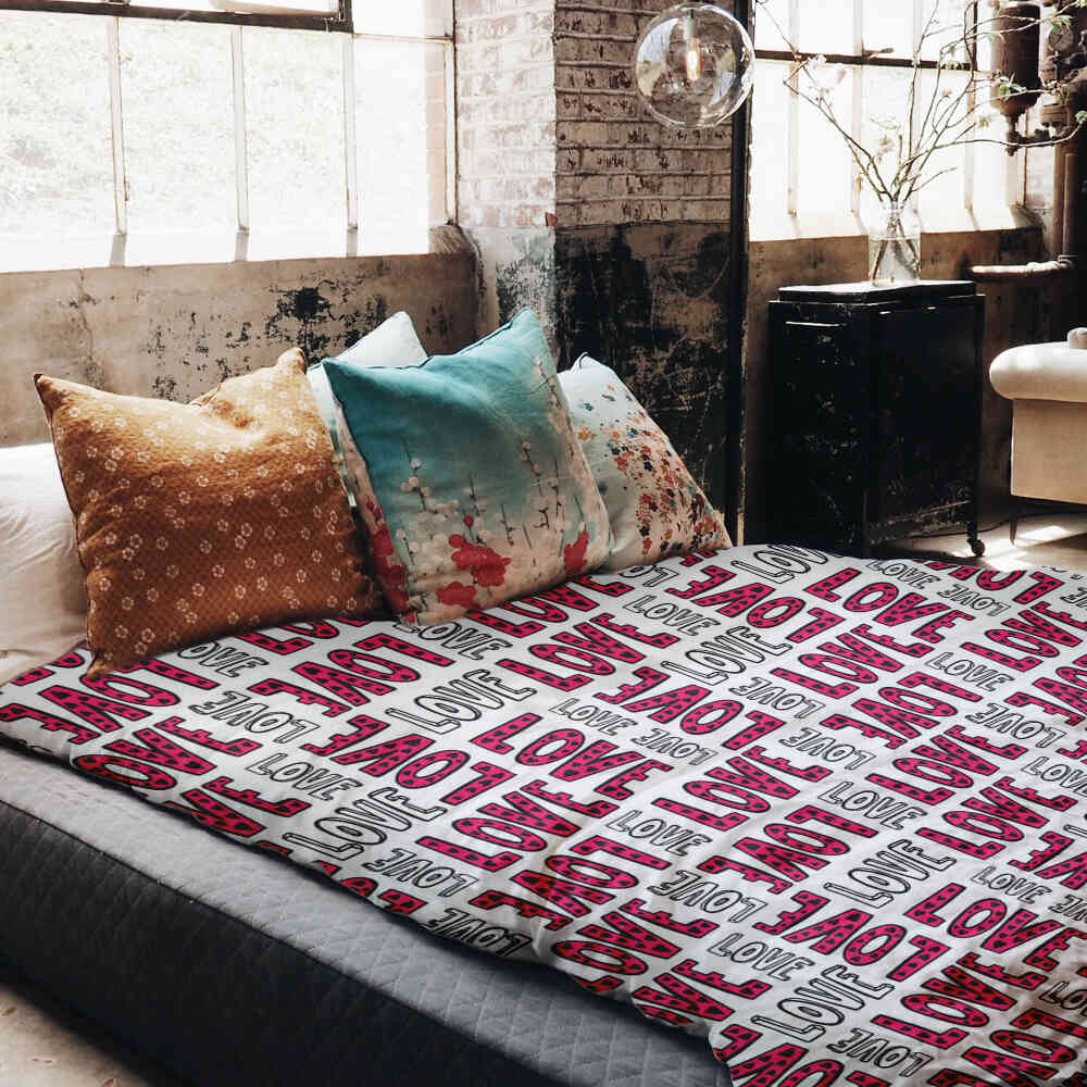 Original Therapiedecke - Baumwollbezug Weiß L.O.V.E