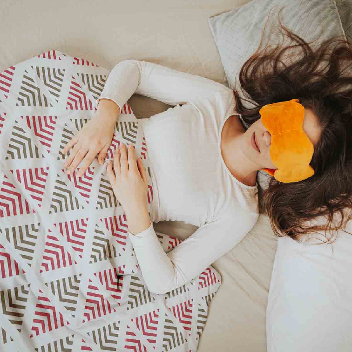 Original Therapiedecke - Baumwoll Bettwäsche Set weihnachtliche Dreiecke