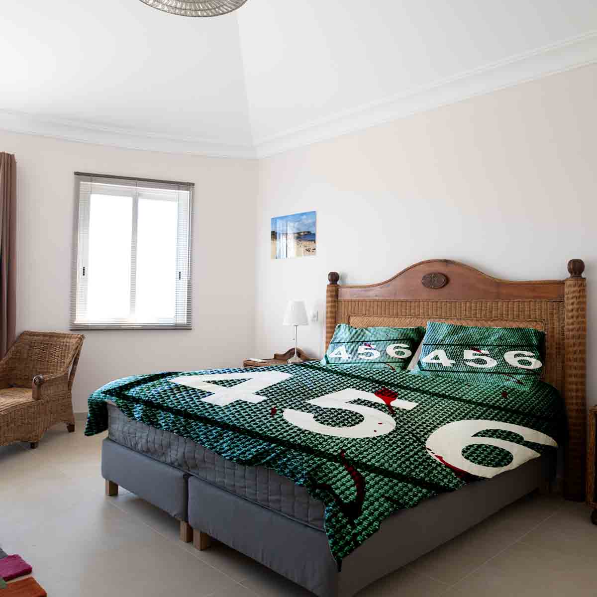 Original Therapiedecke - Baumwoll Bettwäsche Set Grün 456