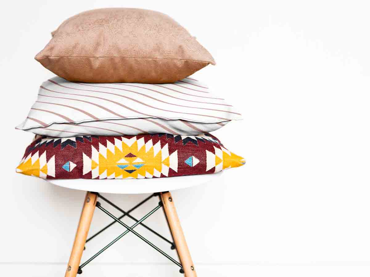 Gesundheitskissen rosa Wellen