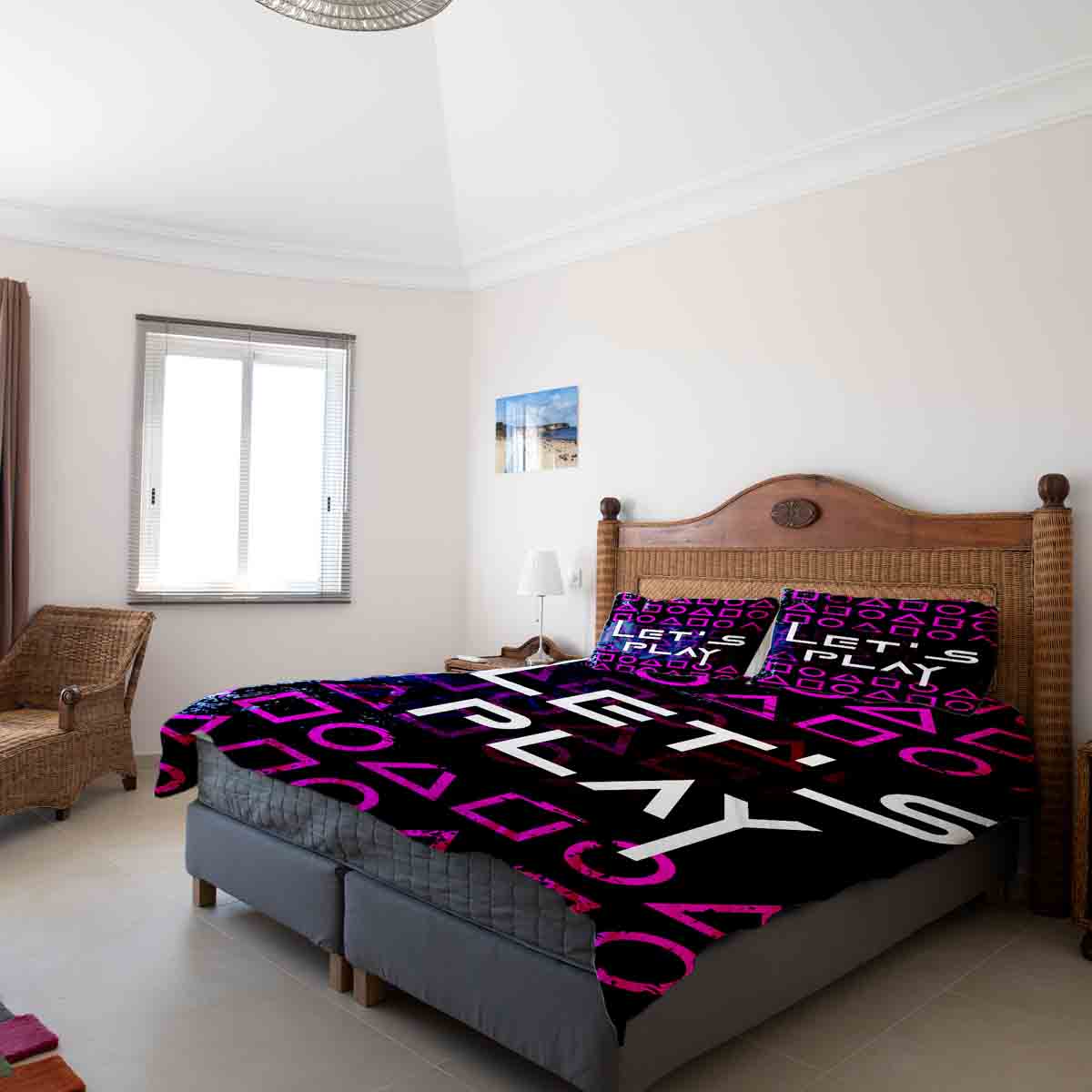 Original Therapiedecke - Baumwoll Bettwäsche Set Let's Play