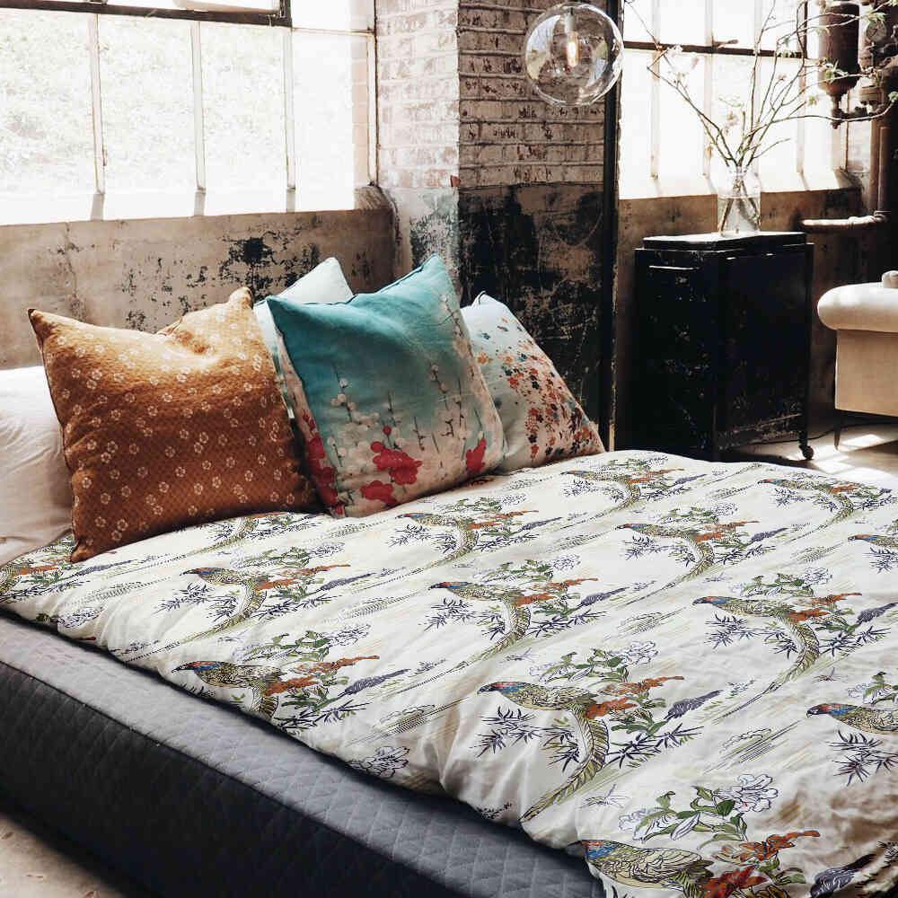 Original Therapiedecke - Baumwoll Bettwäsche Set Paradiesvogel