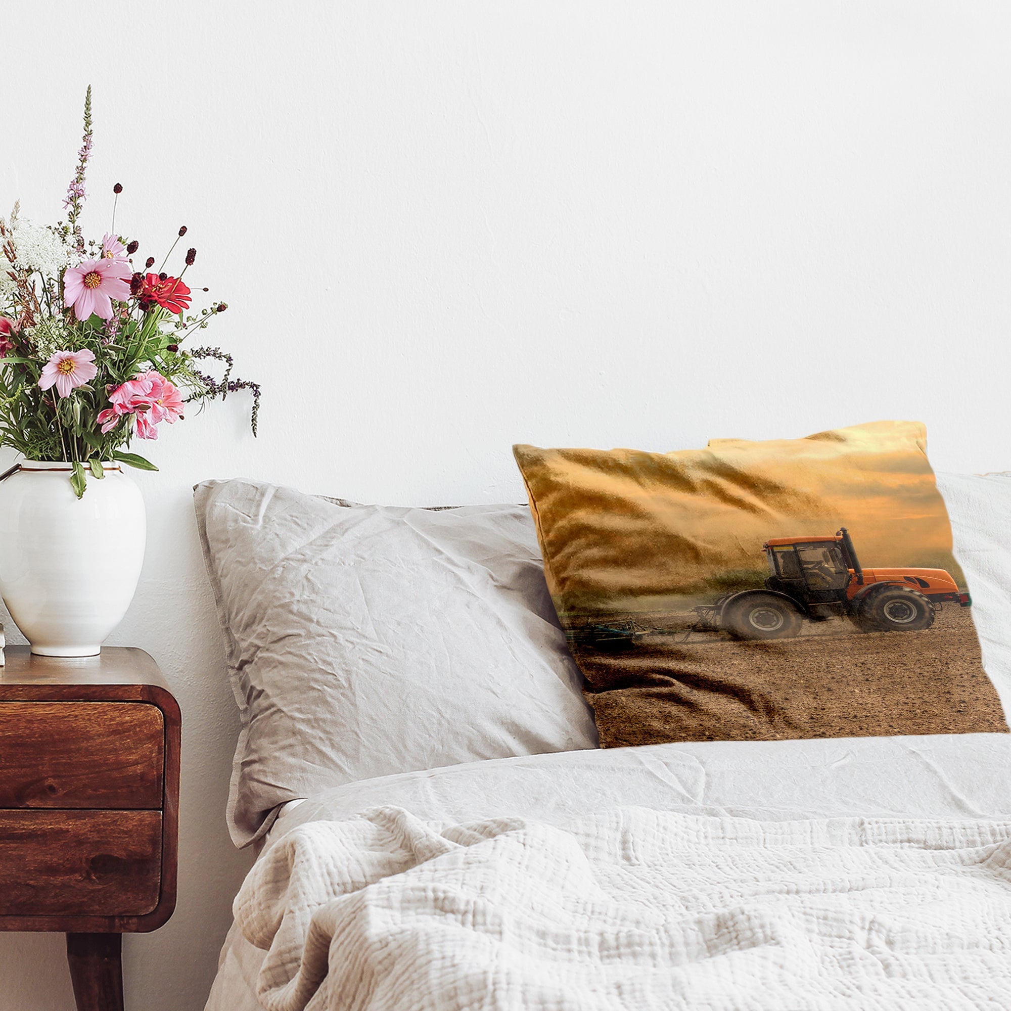 Gesundheitskissen Traktor mit Anhänger