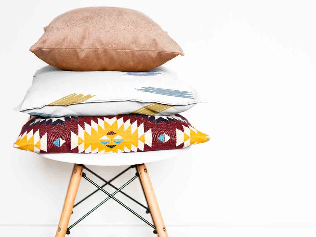 Gesundheitskissen bunte Striche