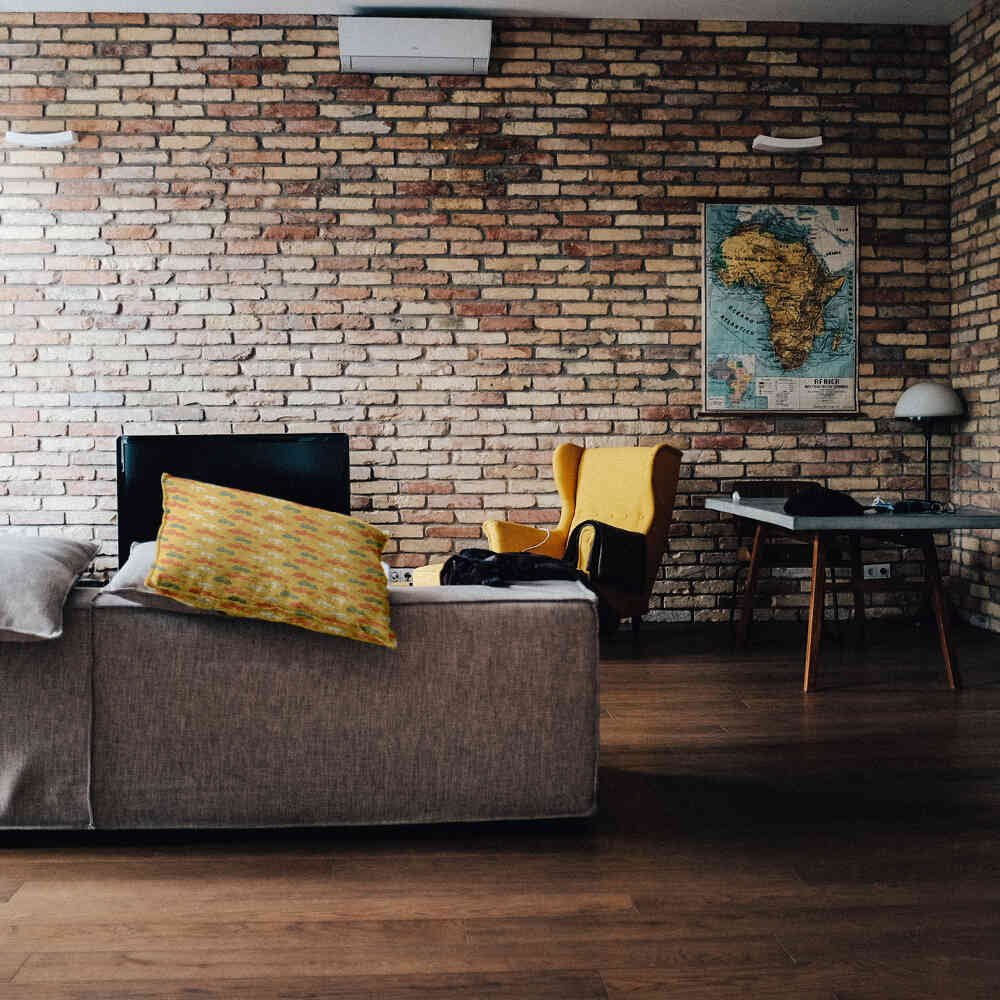 Gesundheitskissen Orange mit Treckern