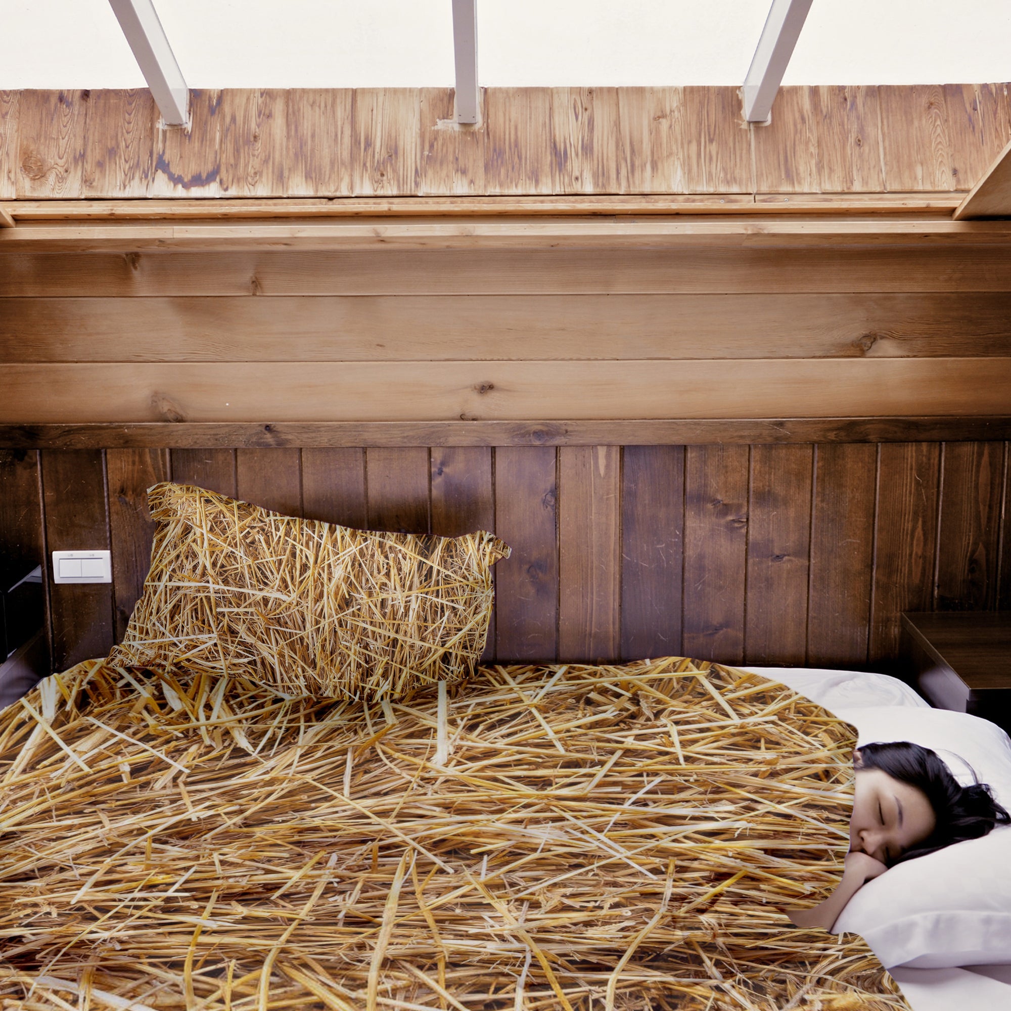 Original Therapiedecke - Baumwoll Bettwäsche Set mit Heu