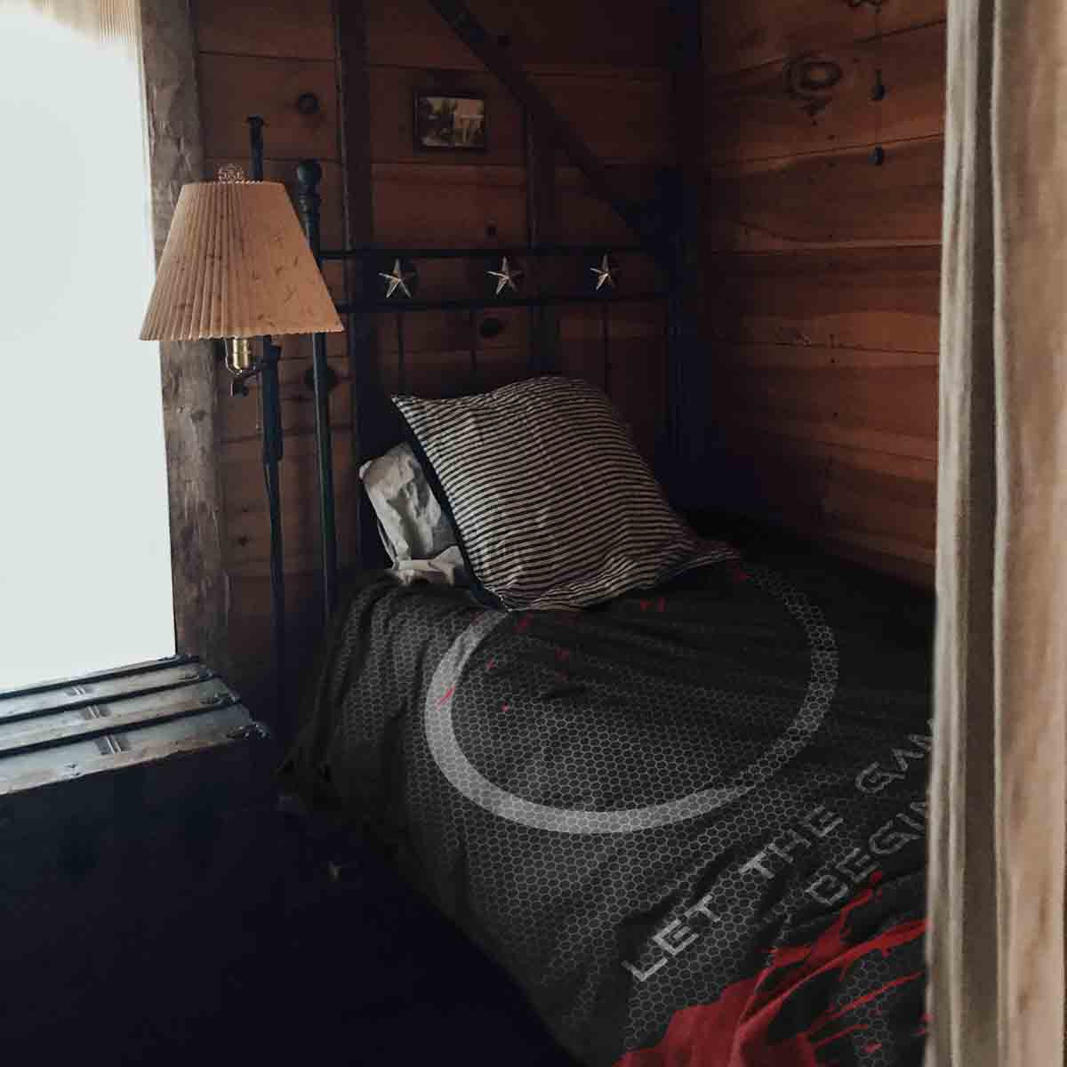 Original Therapiedecke - Baumwollbezug Spielbeginn