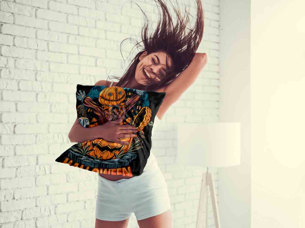 Gesundheitskissen Halloween Kürbis