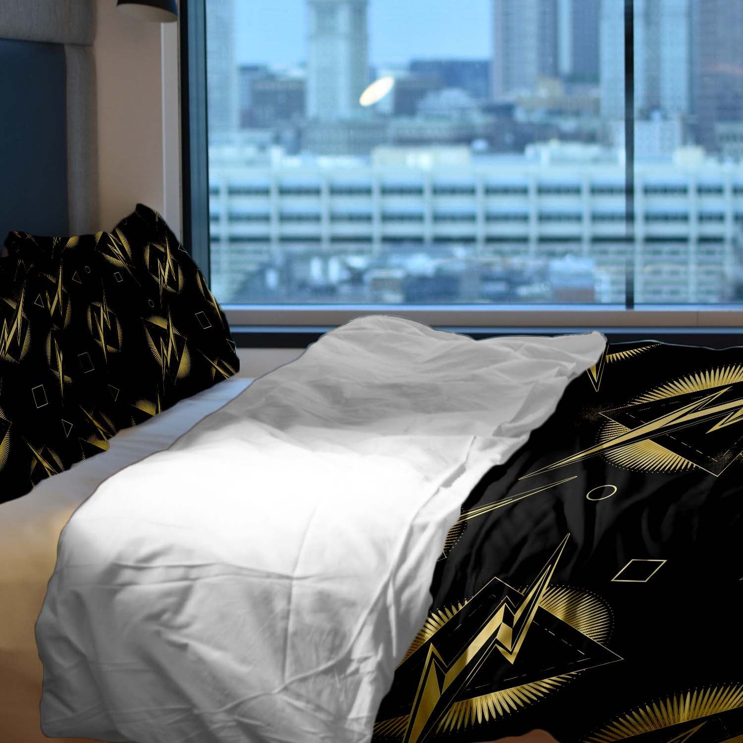 Original Therapiedecke - Baumwoll Bettwäsche Set gelber Blitz