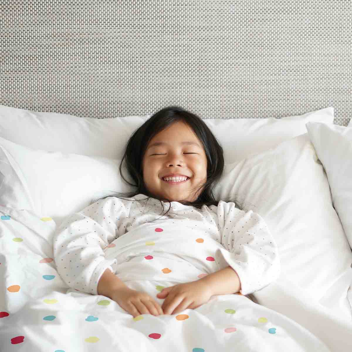 Original Therapiedecke - Baumwoll Bettwäsche Set Punkte Bunt