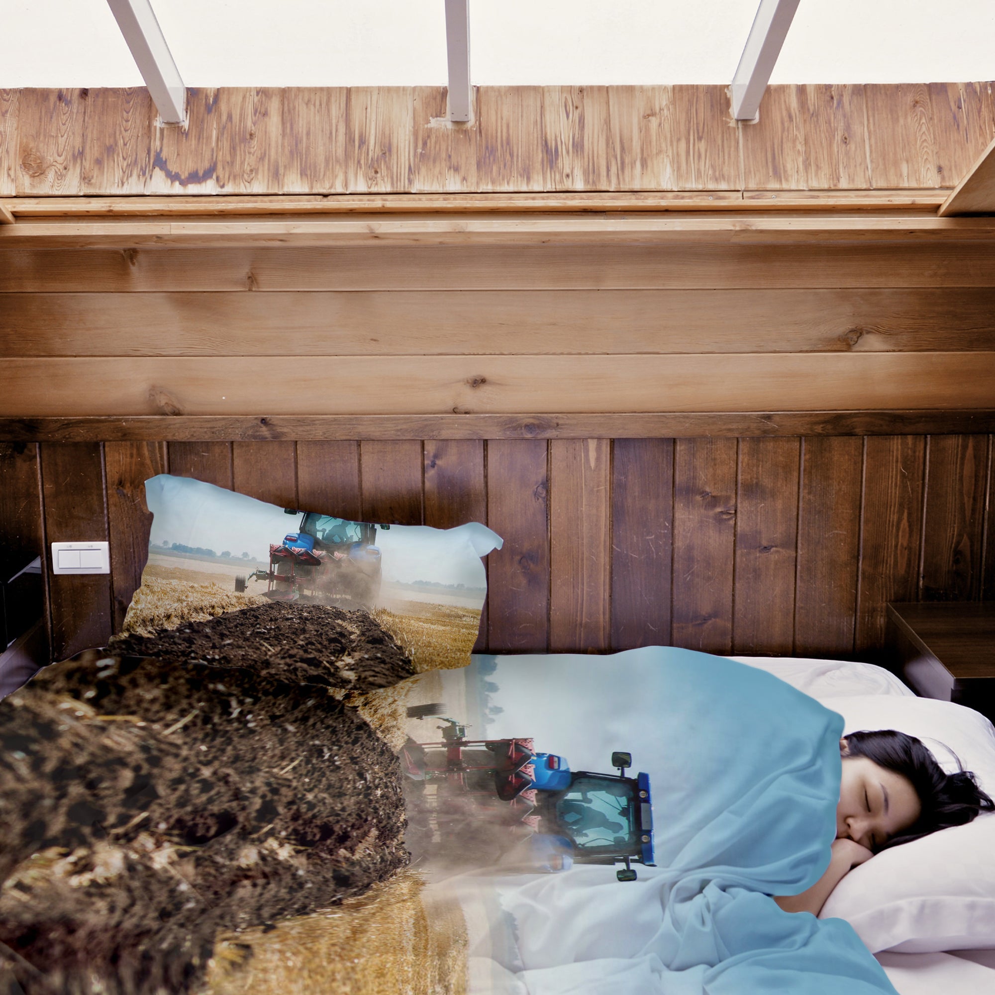 Original Therapiedecke - Baumwollbezug Ackerbau