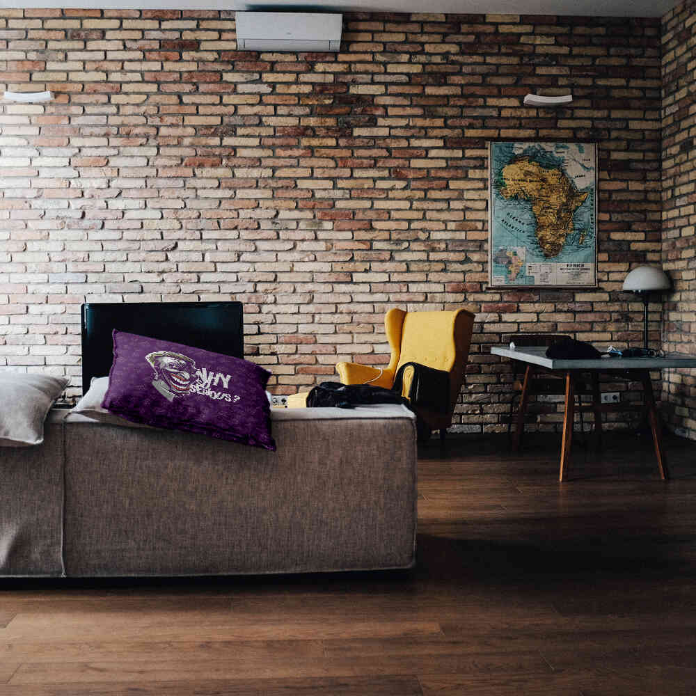 Gesundheitskissen Lila Why So Serious?