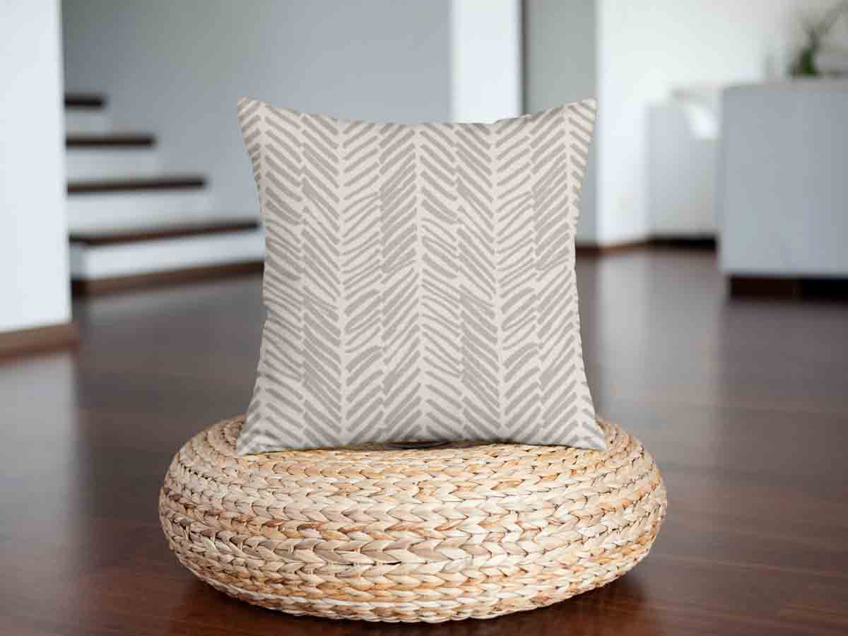 Gesundheitskissen Beige mit Streifen