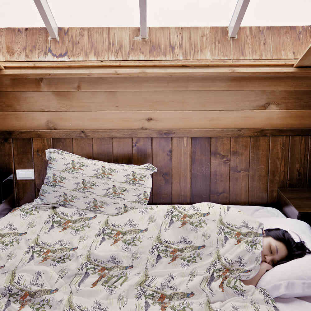 Original Therapiedecke - Baumwoll Bettwäsche Set Paradiesvogel