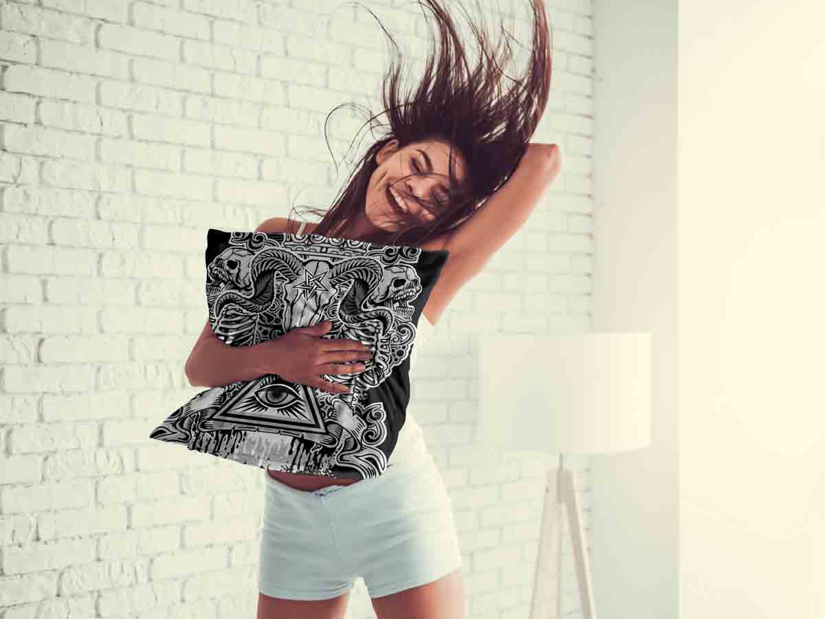 Gesundheitskissen Schwarz Auge 2