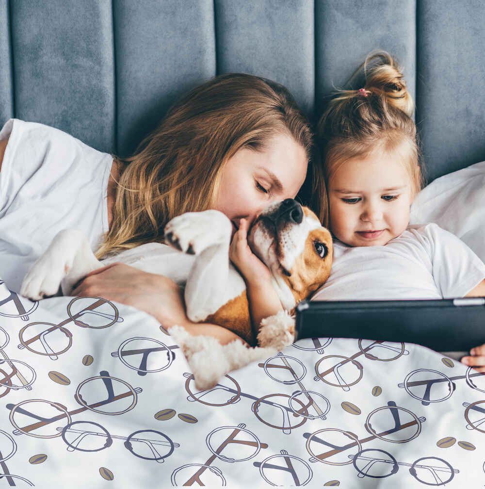 Original Therapiedecke - Baumwoll Bettwäsche Set mit Harry's Brille