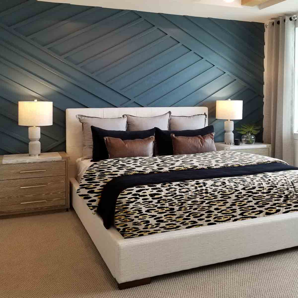 Original Therapiedecke - Baumwoll Bettwäsche Set Leoparden Print