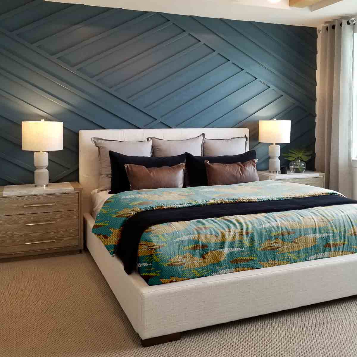 Original Therapiedecke - Baumwoll Bettwäsche Set Grün mit Eichhörnchen