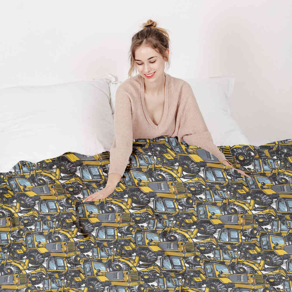 Original Therapiedecke - Baumwoll Bettwäsche Set Traktor