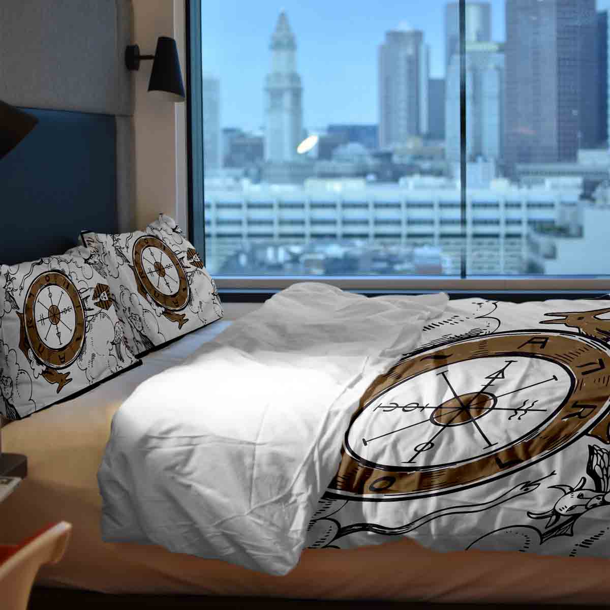 Original Therapiedecke - Baumwoll Bettwäsche Set Wheel of Fortune