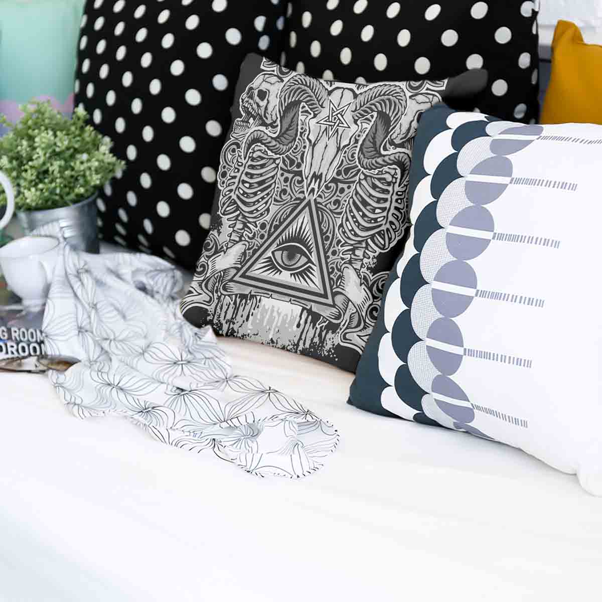 Gesundheitskissen Schwarz Auge 2