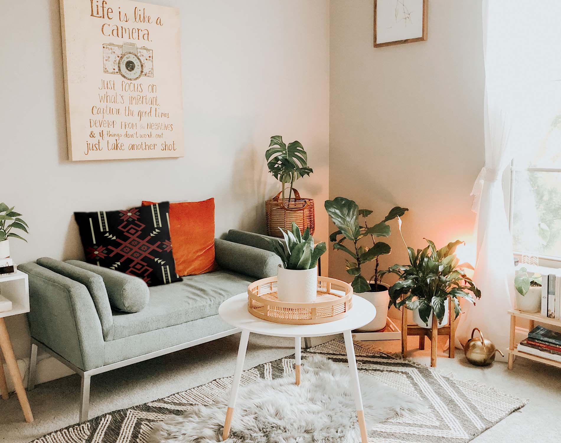 Gesundheitskissen mit großer Schneeflocke