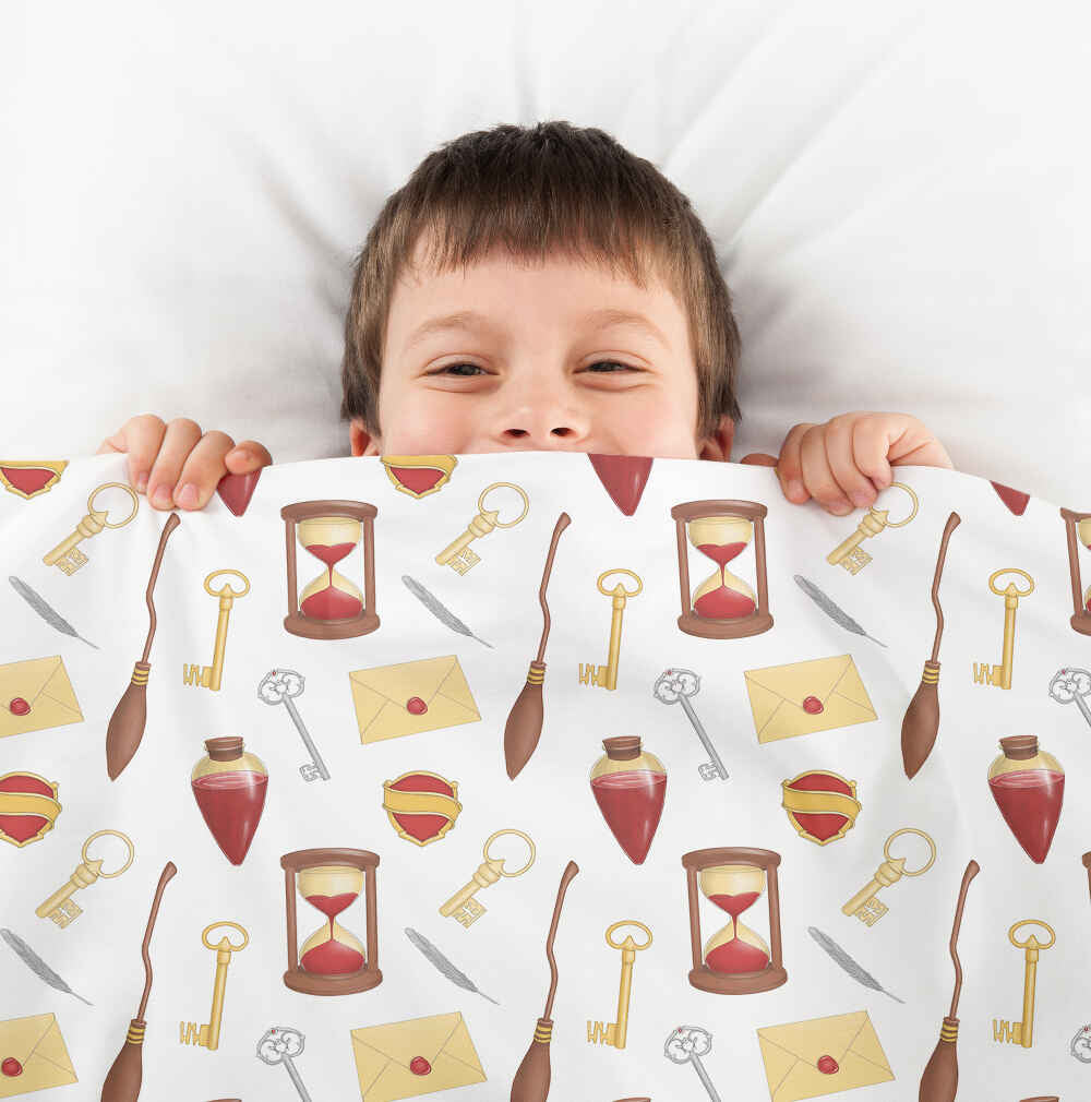 Original Therapiedecke - Baumwollbezug Weiß Magic